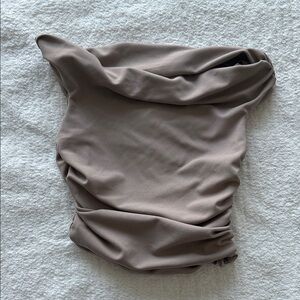 Abercrombie & Fitch Taupe Women's Top